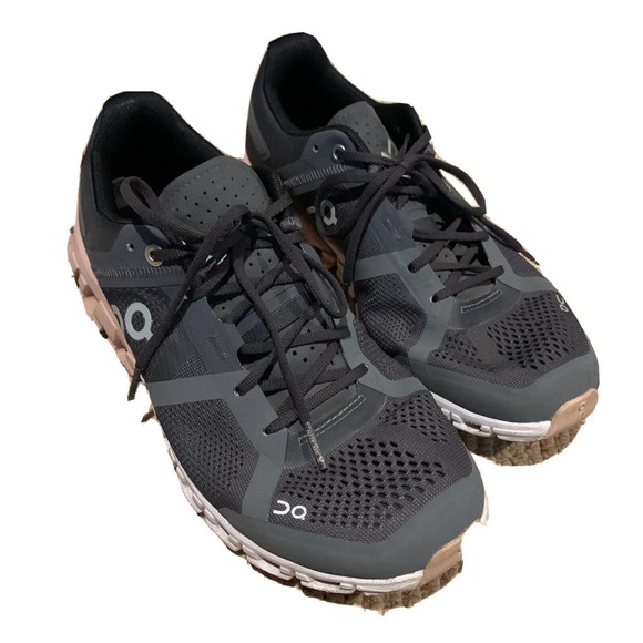 On Cloud Shoes - Womens On Cloud Running Cloudflow Mesh Rock Rose Trainers Size 8